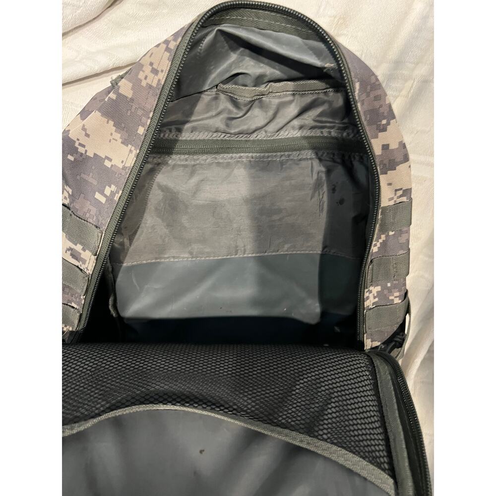 No Label Green Brown Camo XL Tactical Backpack - Picture 5 of 5